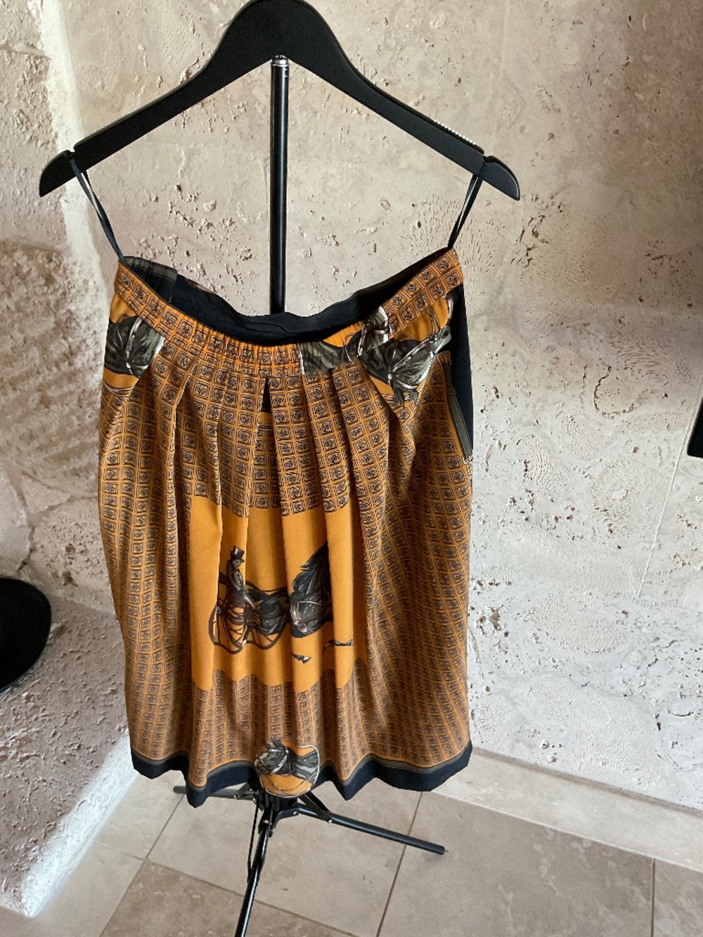 Vintage Janan Studio skirt by Saks 5th Avenue Size Small Equestrian print